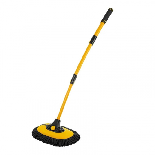 Curved Handle Chenille Car Wash Mop